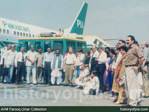 PIA Boeing 737-340 Inaugural Air Safari Flight