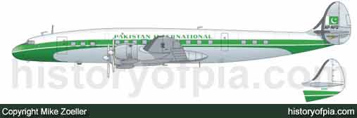 PIA Lockheed L-1049C Super Constellation
