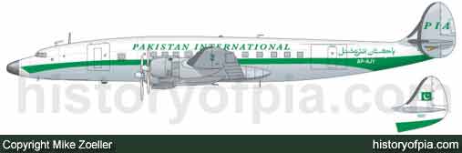 PIA Lockheed L-1049H Super Constellation