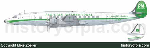PIA Lockheed L-1049H Super Constellation