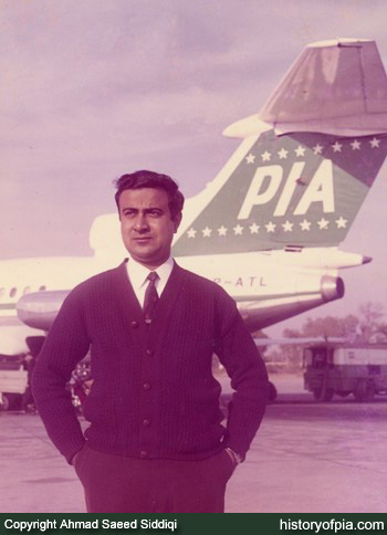 Flight Steward Ahmad Saeed Siddiqi