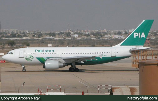 PIA Airbus A310-308