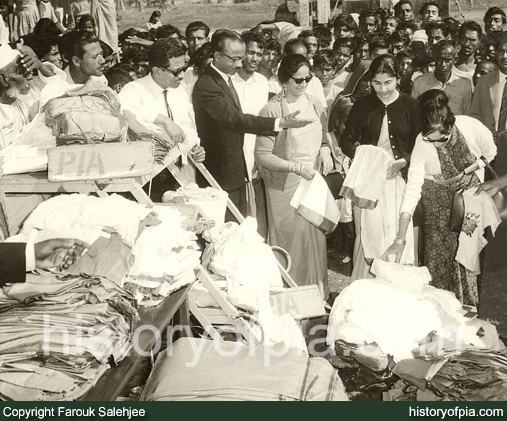 PIA Relief Goods for the People of East Pakistan