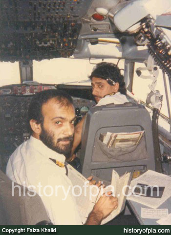 First Officer Salim Akhtar
