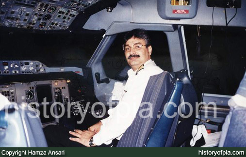 First Officer Saqib Ansari