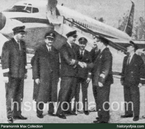 PIA Moscow Inaugural Flight Crew