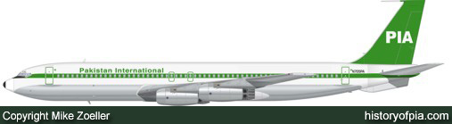 PIA Boeing 707-331
