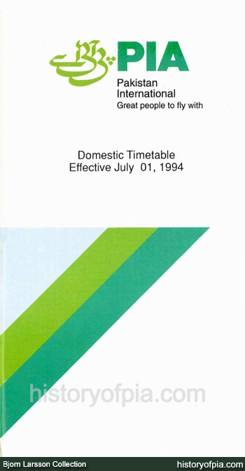 PIA Timetable