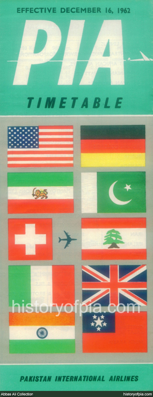 PIA Timetable