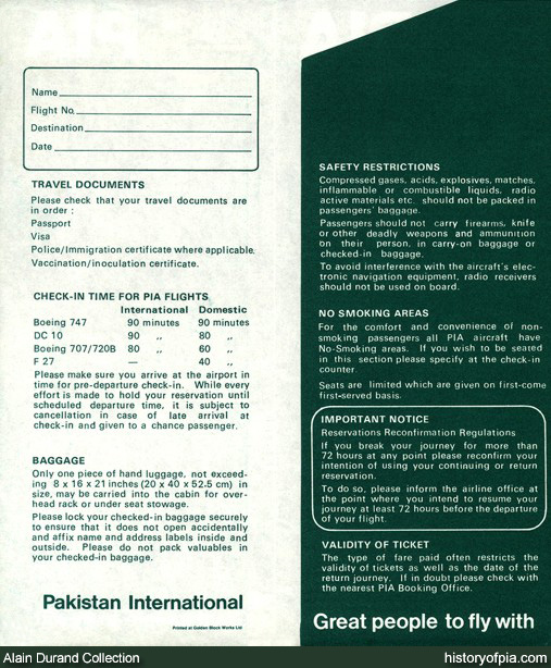 PIA Ticket Wallet