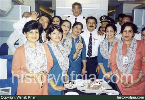 PIA Training & Check Purser Wahab Khan