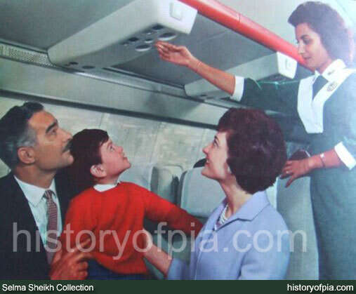 Air Hostess Yvonne Reuben